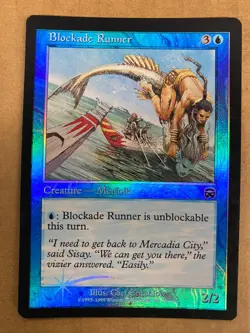 MTG 1x FOIL Blockade Runner # 60 Mercadian Masques Magic the Gathering x1 LP - Image 1