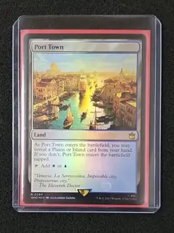 MTG Port Town - Foil - Dr Who 0294 NM/Never Played - Image 3