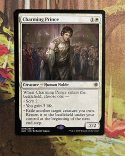 1x Charming Prince - Throne of Eldraine - Near Mint MTG - Image 1