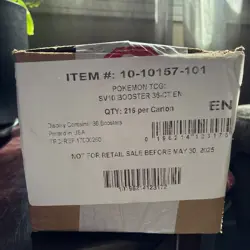 SEALED Pokemon Destined Rivals (SV10) Booster CASE 6 Boxes Factory Sealed - Image 1