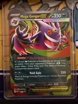 Pokemon Mega Gengar EX 073 Black Star Promo Mega Evolution Moonlit Tin Near Mint - Image 1