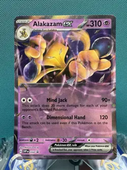 Pokemon TCG - Alakazam ex - 050 - Scarlet & Violet Black Star Promo - Holo 2684 - Image 1