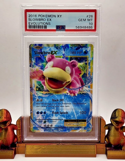 2016 Pokemon XY Evolutions Slowbro EX #26 GEM MINT PSA 10! - Image 1