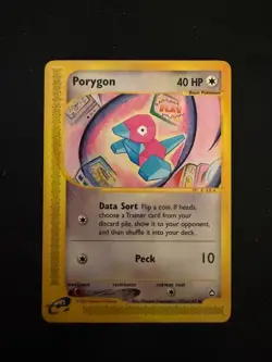 Porygon (103a) 103a/147 Common Aquapolis Pokemon TCG - Image 1