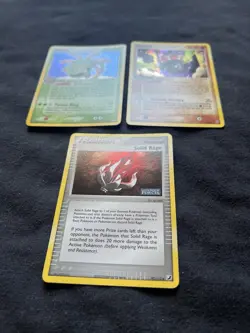 Pokemon Holo Cradily 7/108 Holo Claydol 5/107 Holo Solid Rage 92/115 3 Card Lot - Image 2