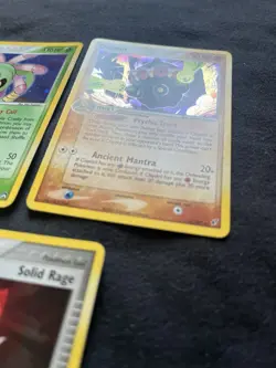 Pokemon Holo Cradily 7/108 Holo Claydol 5/107 Holo Solid Rage 92/115 3 Card Lot - Image 3