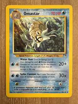 Pokemon TCG Omastar Legendary Collection 58/110 Regular Uncommon VLP - Image 1