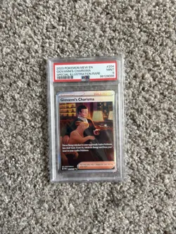 PSA 9 Giovanni's Charisma Special Art Secret Rare 204/165 Pokemon 151 English - Image 1