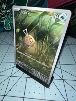 2024 Near Mint Pokemon Feebas AR 110/106 SV8 Super Electric Breaker Japanese - Image 3