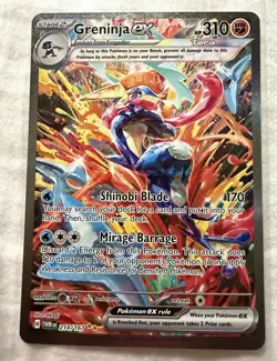 2024 POKEMON GRENINJA EX TWILIGHT MASQUERADE SPECIAL ILLUSTRATION #214/167! MINT - Image 1