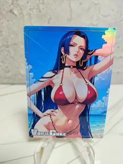 Boa Hancock Trading Card Waifu Goddess Story Anime Girl holo Karte Manga Full - Image 1
