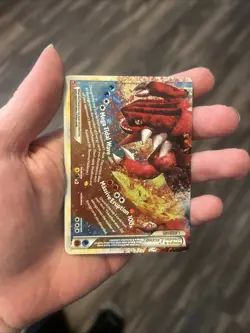 Pokemon Tcg Kyogre & Groudon Legend (bottom) Undaunted Holo Heavy Played - Image 1