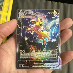 Pokemon TCG Jolteon VMAX SWSH184 Premium Collection Black Star Promo - Image 1