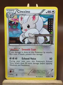 Cinccino 85/99 Holo Rare Next Destinies Pokemon Holo HP - Image 1