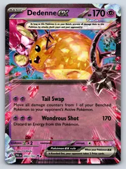 Dedenne ex 093/193 Double Rare Paldea Evolved Pokemon Near Mint - Image 1