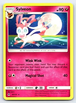 Sylveon 87/131 Rare Forbidden Light Pokemon Lightly Played - Image 1