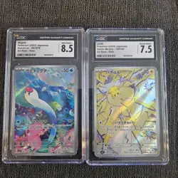 Pokemon TCG Five Graded CGC Cards Joltic,wiglett,lairon,mudsdale,professors - Image 1