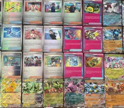 Pokemon Prismatic Evolutions 46 Pokeball/24 EX/1 Full Trainers Card Lot - Image 3