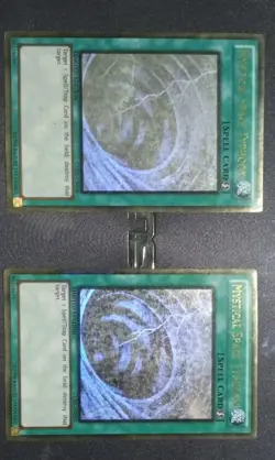 X2 Yugioh Mystical Space Typhoon ULTRA RARE CARD TOP CARDS - Image 3