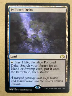 MTG 1x Polluted Delta # 224 Modern Horizons 3 Magic the Gathering Card x1 NM - Image 1