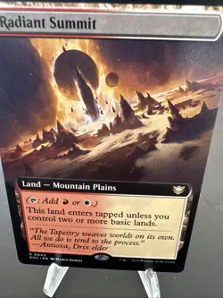 Radiant Summit (Extended Art) Commander: Edge of Eternities Regular - Image 1