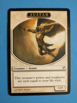 Avatar Token 1X HP Lorwyn MTG Magic the gathering - Image 1