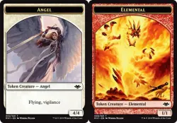 Angel Token (002/021) / Elemental Token (008/021) - Modern Horizons - Common - Image 1