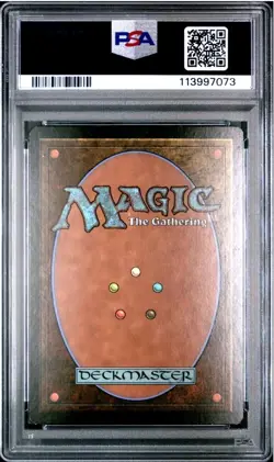 FOIL 2006 Magic Gathering HALLOWED FOUNTAIN #174 Dissension PSA 7 - Image 2