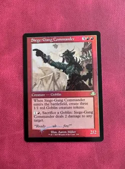 Siege-Gang Commander FOIL Retro Frame - NM - MTG DMR - Magic the Gathering - Image 1
