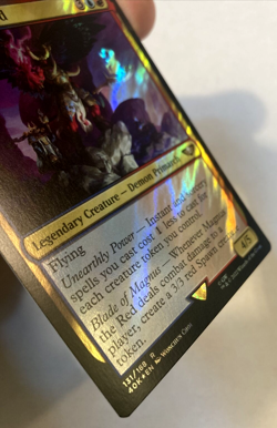 MTG Magnus the Red SURGE FOIL Warhammer 40K 131 NM - Image 2