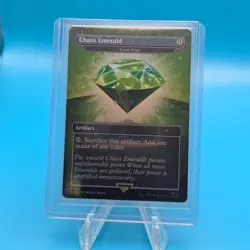 Green Chaos Emerald - Lotus Petal (7031) Secret Lair Drop (SLD) - Foil - NM - Image 1