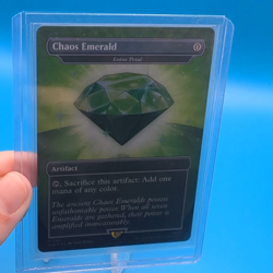 Green Chaos Emerald - Lotus Petal (7031) Secret Lair Drop (SLD) - Foil - NM - Image 2