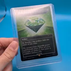 Green Chaos Emerald - Lotus Petal (7031) Secret Lair Drop (SLD) - Foil - NM - Image 3