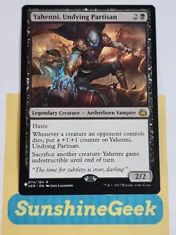 Yahenni, Undying Partisan The List Reprints Regular - Image 1