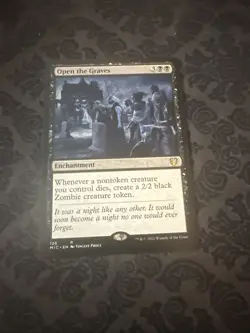Open the Graves English Magic the Gathering MTG Starter Commander - Image 1