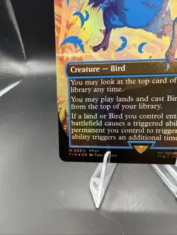 BGS 9.5 Traveling Chocobo, (Borderless / Neon Ink Blue 0551C) FF MTG - Image 4