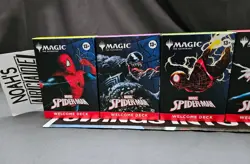 SDCC 2025 Magic The Gathering x Marvel Spider-Man Complete 5 Deck Set w/ Playmat - Image 3