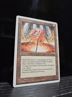 MTG Mana Vault - 4th Edition - Heavily Played - Image 1