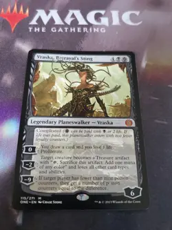 Mtg. Vraska, Betrayal's Sting. Phyrexia: All Will Be One. Pack Fresh - Image 1