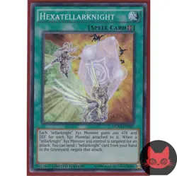 Yugioh Hexatellarknight DUEA-ENDE7 Super Rare 1st Edition NM - Image 1