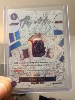 One Piece Card Game Gear Two OP11-080 Event Alt Art Holo Rare English - Image 1