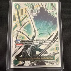 One Piece Demon Aura Dead Man's Game Zoro Event AA English OP12-037 - Image 1