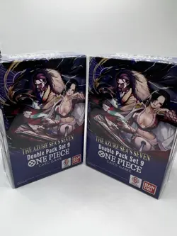 One Piece TCG: Double Pack Set 9 The Azure Sea's Seven - FACTORY SEALED! Lot-2 - Image 1