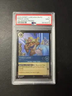 Disney Lorcana - Prince John Gold Lover Promo - PSA 9 - Image 1