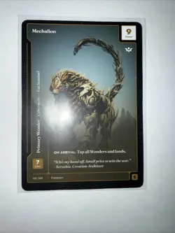 WONDERS OF THE FIRST 2025- TCG- MECHALION 111/401 EPIC - Image 1