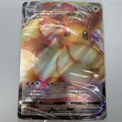 Pokemon Eevee VMAX SWSH087 Black Star Promo Full Art Holo Foil Card Sealed E* - Image 4