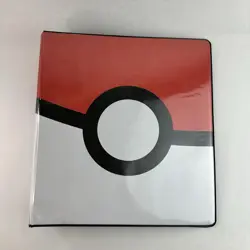Ultra PRO Pokemon Trading Card Binder Poke Ball Album Portfolio Holder Storage - Image 2