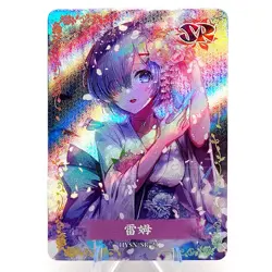 Rem SR - Re:Zero - Goddess Story Anime Waifu Trading Card - Image 1