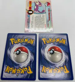 RATTATA 3 Card Lot Topps BLUE Logo #19, Base Shadowless #61 - Pokemon Card Lot - Image 4