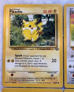 Pokemon Jungle Lot Of 11 Unique Cards Vintage - Pikachu Jigglypuff Eevee Nr Mint - Image 2